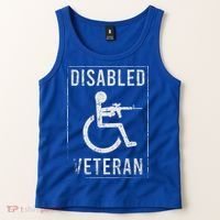 Disabled Veteran Dad Grandpa Tank Top thumb 2