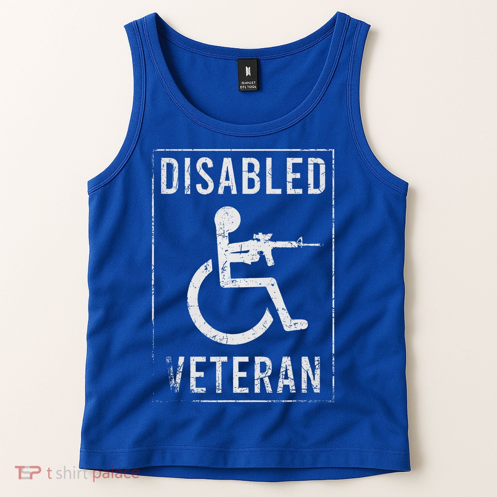 Disabled Veteran Dad Grandpa Tank Top