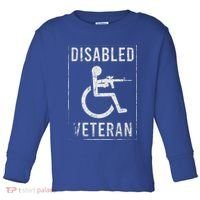 Disabled Veteran Dad Grandpa Toddler Long Sleeve Shirt thumb 0