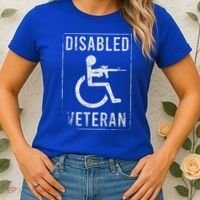 Disabled Veteran Dad Grandpa Women's T-Shirt thumb 2