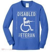 Disabled Veteran Dad Grandpa Kids Long Sleeve Shirt thumb 0