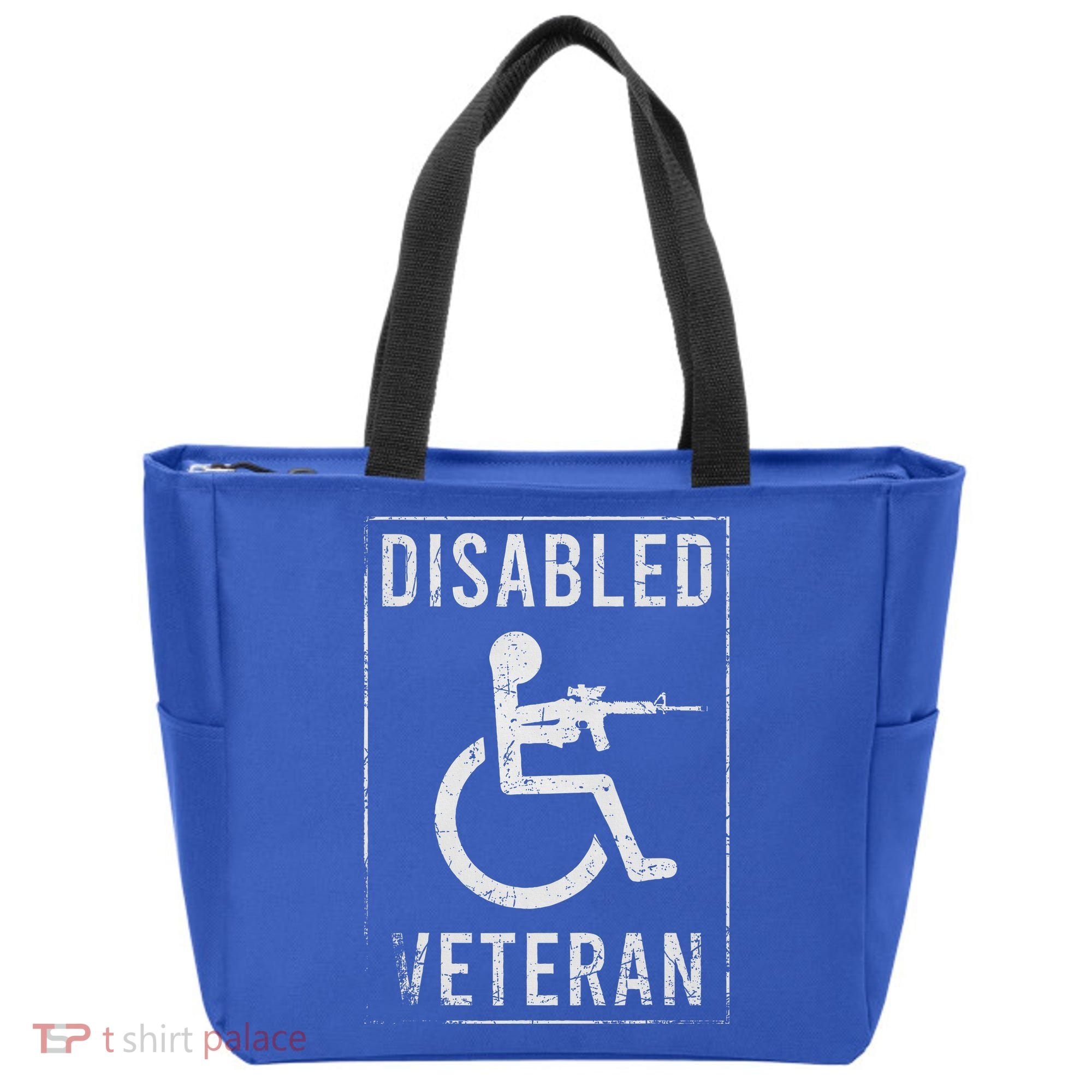 Disabled Veteran Dad Grandpa Tote Bag