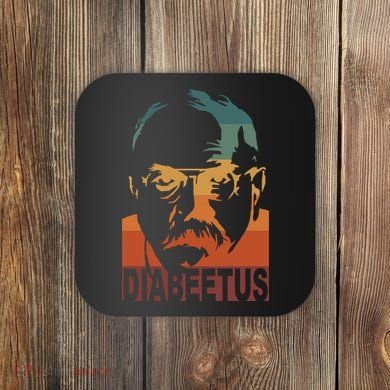 Diabeetus Vintage Coaster