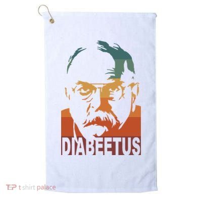 Diabeetus Vintage Golf Towel
