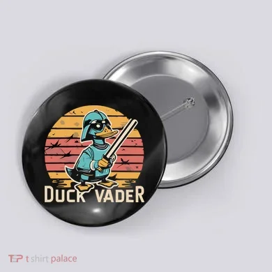 Duck Vader Button