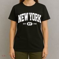 Distressed Vintage Established New York Ny Souvenir T-Shirt thumb 4