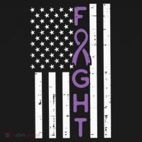 Domestic Violence Fight America Flag Awareness Gift Women's Hoodie thumb 2