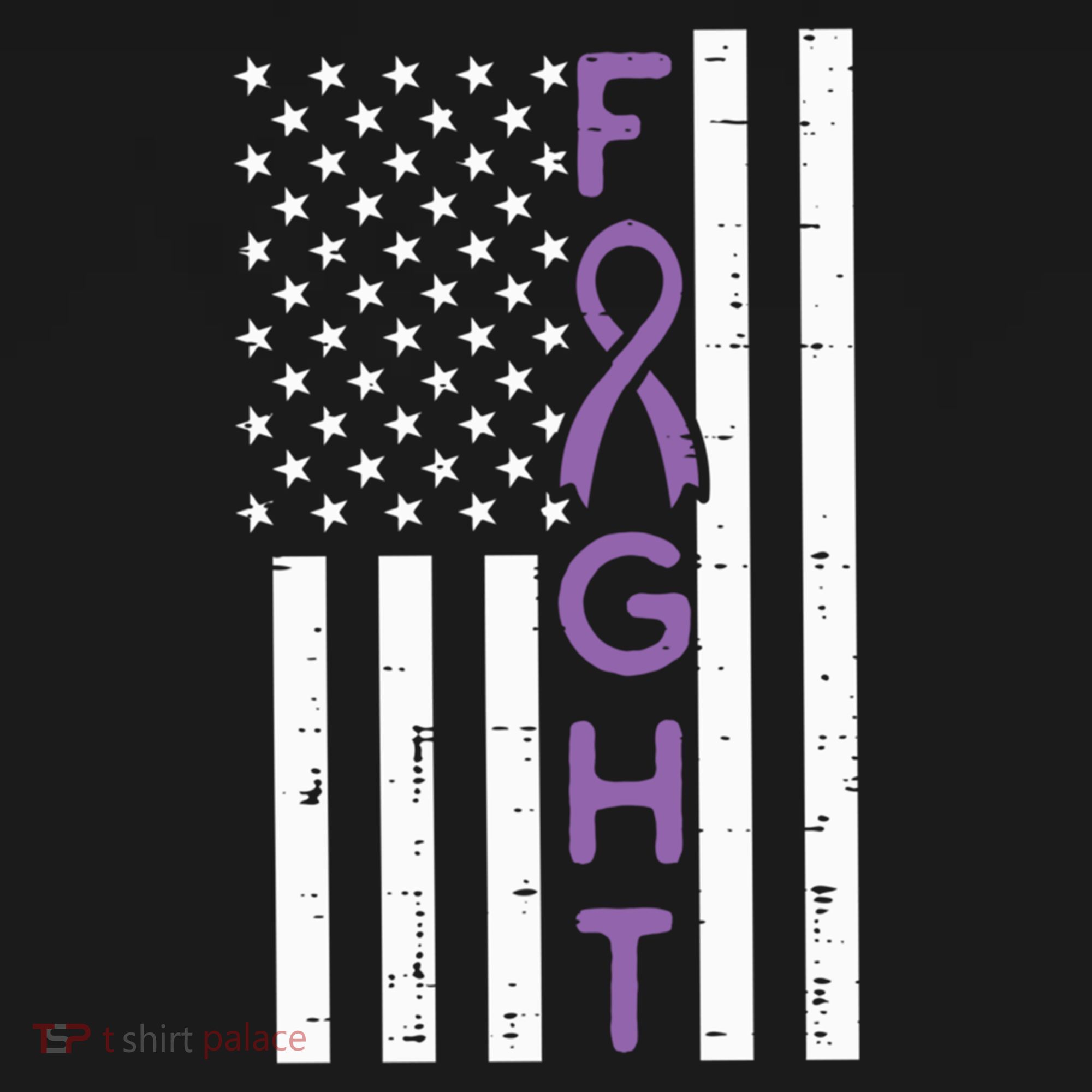 Domestic Violence Fight America Flag Awareness Gift Women's Hoodie