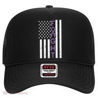 Domestic Violence Fight America Flag Awareness Gift Hat thumb 0