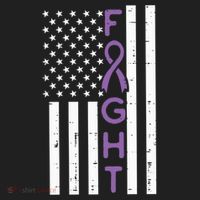 Domestic Violence Fight America Flag Awareness Gift Hat thumb 2