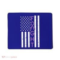 Domestic Violence Fight America Flag Awareness Gift Mousepad thumb 0