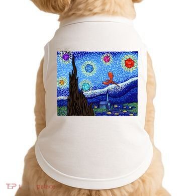 Dungeons Van Gogh Starry Night D20 Dragons Doggie Tank