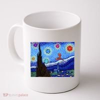 Dungeons Van Gogh Starry Night D20 Dragons Coffee Mug thumb 0