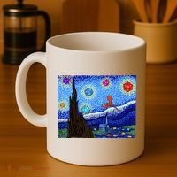 Dungeons Van Gogh Starry Night D20 Dragons Coffee Mug thumb 4