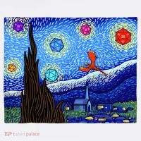 Dungeons Van Gogh Starry Night D20 Dragons Coffee Mug thumb 5
