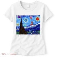 Dungeons Van Gogh Starry Night D20 Dragons Women's T-Shirt thumb 0