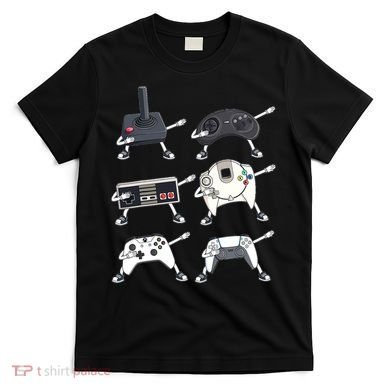 Dabbing Video Game Controllers Funny Boys Gamer Dab T-Shirt