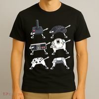 Dabbing Video Game Controllers Funny Boys Gamer Dab T-Shirt thumb 3