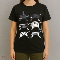 Dabbing Video Game Controllers Funny Boys Gamer Dab T-Shirt thumb 4