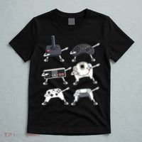 Dabbing Video Game Controllers Funny Boys Gamer Dab T-Shirt thumb 5