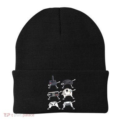 Dabbing Video Game Controllers Funny Boys Gamer Dab Beanie