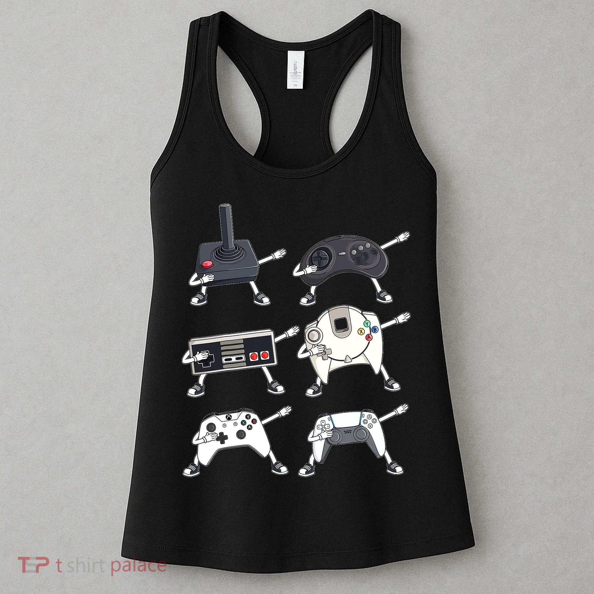 Dabbing Video Game Controllers Funny Boys Gamer Dab Women's Tank Top