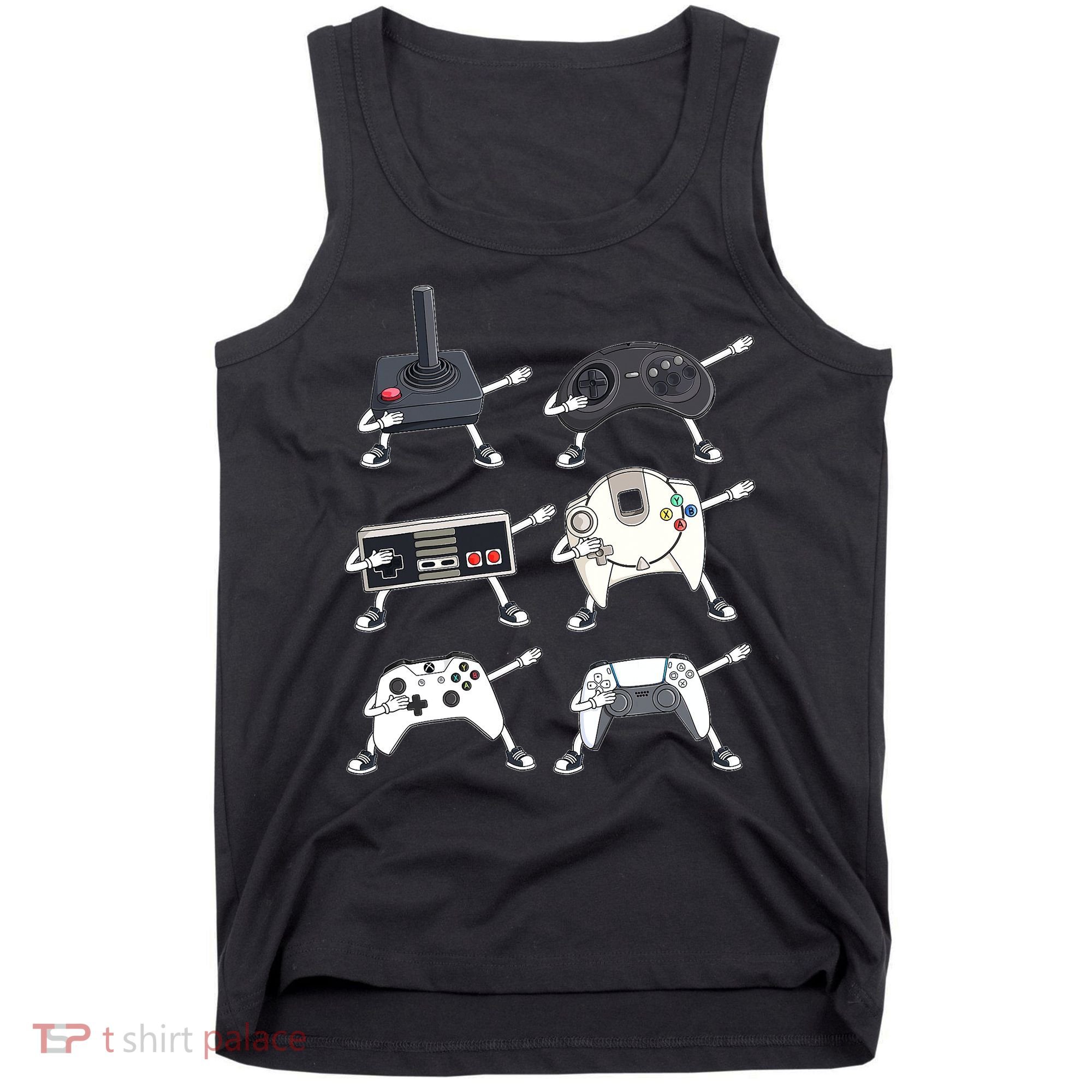 Dabbing Video Game Controllers Funny Boys Gamer Dab Tank Top