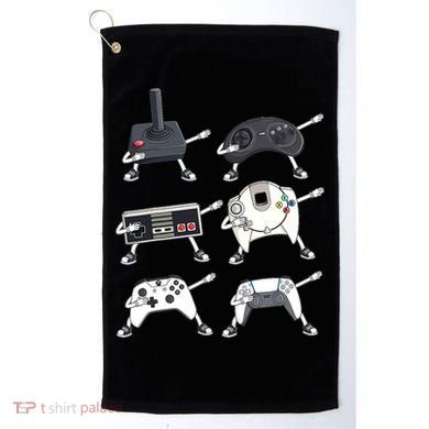 Dabbing Video Game Controllers Funny Boys Gamer Dab Golf Towel