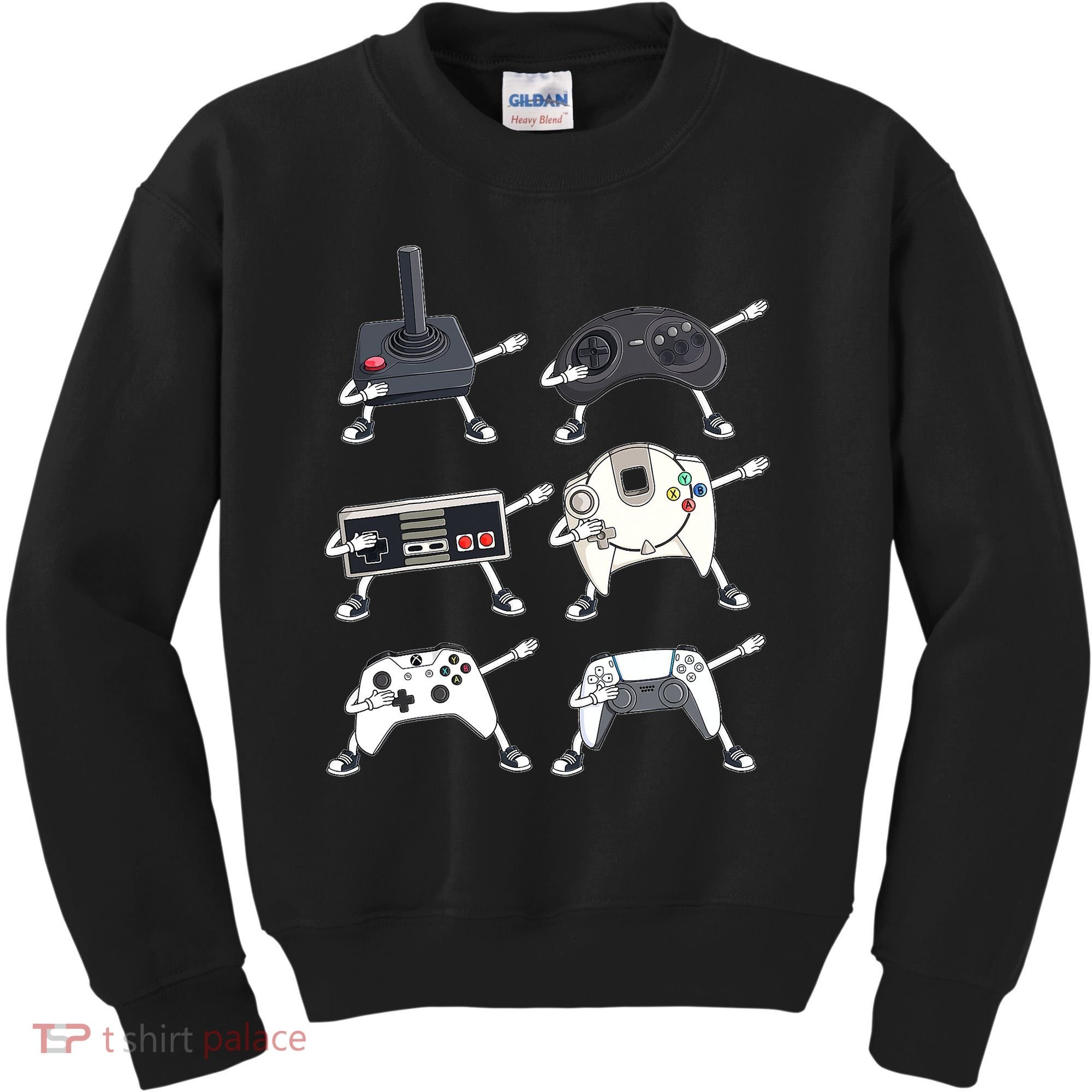 Dabbing Video Game Controllers Funny Boys Gamer Dab Kids Sweatshirt