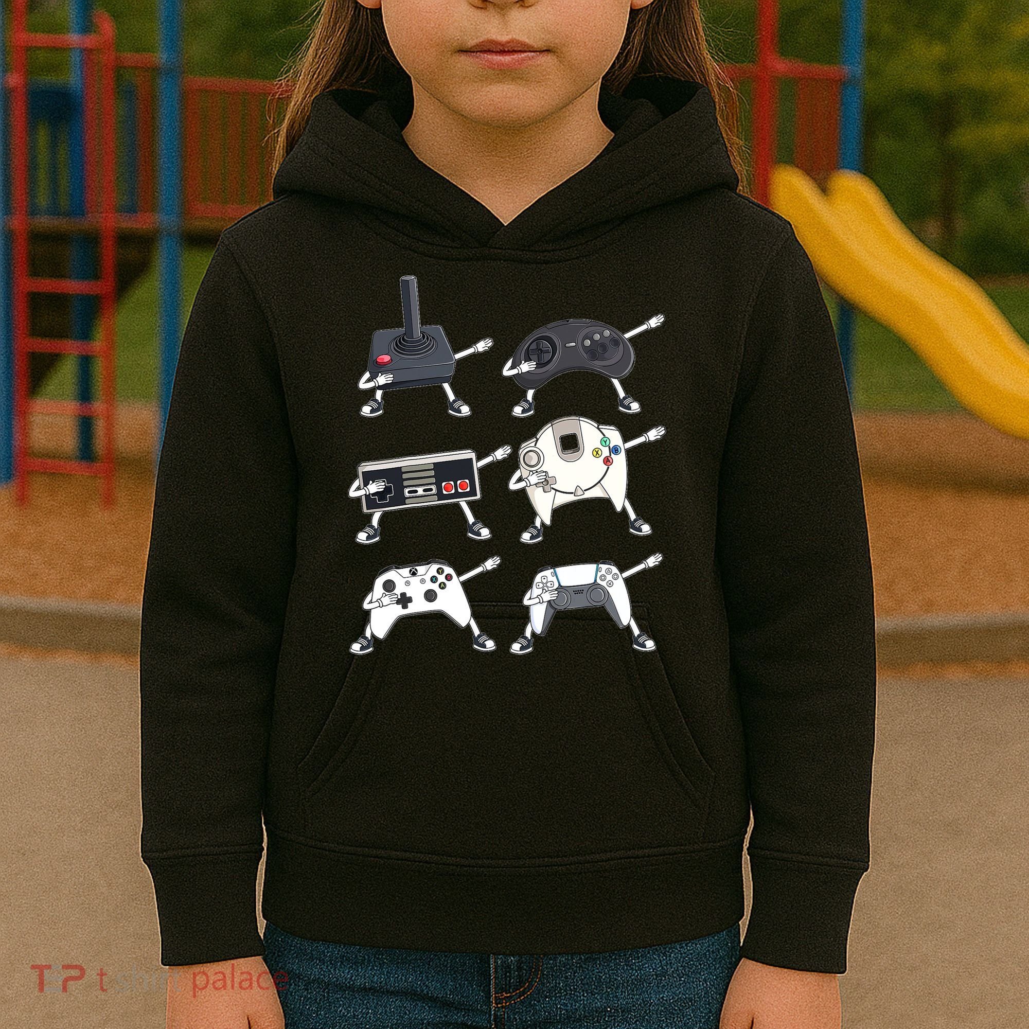 Dabbing Video Game Controllers Funny Boys Gamer Dab Kids Hoodie