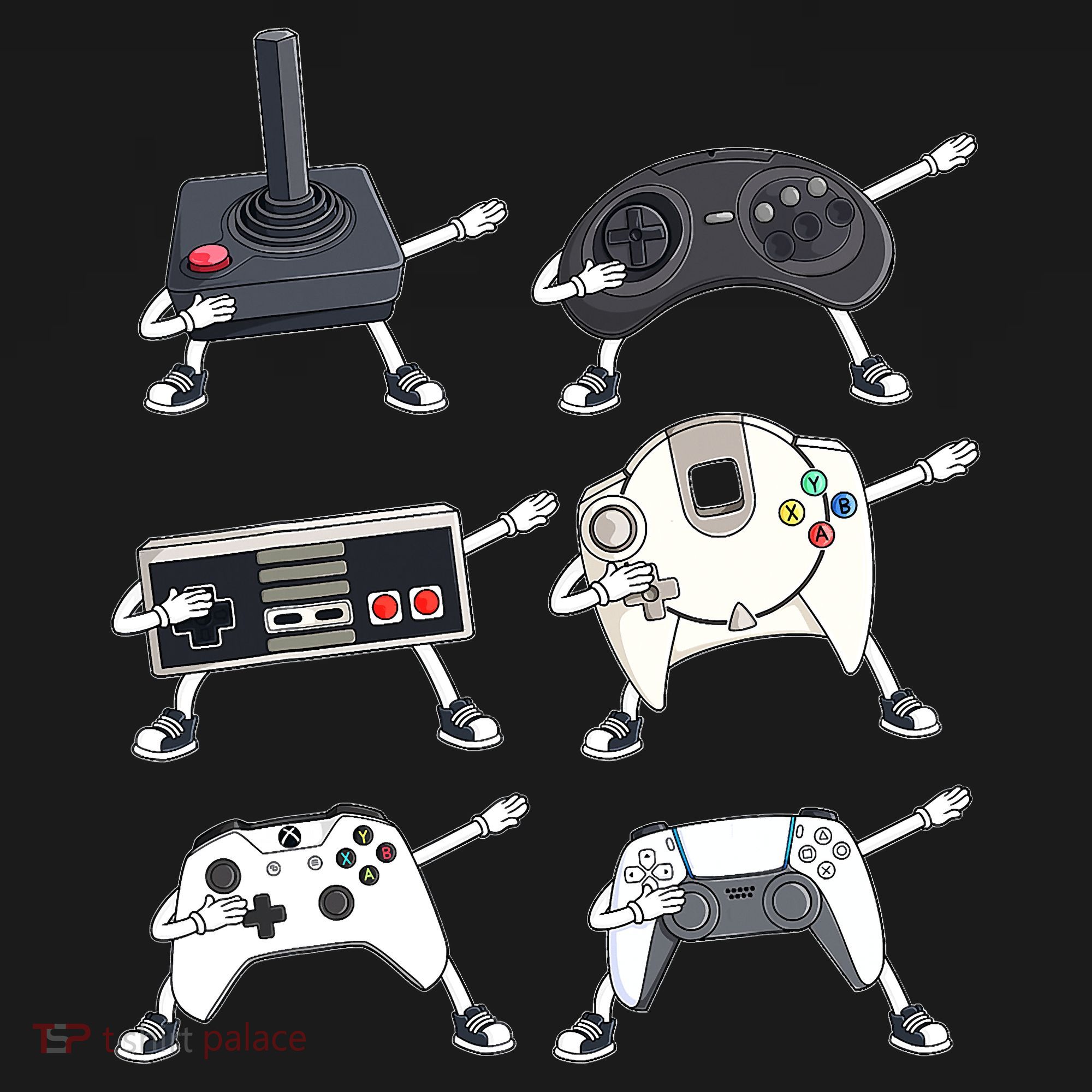 Dabbing Video Game Controllers Funny Boys Gamer Dab Kids Long Sleeve Shirt
