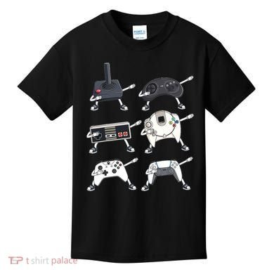 Dabbing Video Game Controllers Funny Boys Gamer Dab Kids T-Shirt