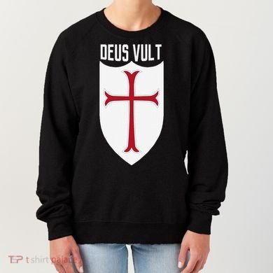Deus Vult God Wills It Crusader Meme Women's Sweatshirt