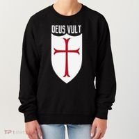 Deus Vult God Wills It Crusader Meme Women's Sweatshirt thumb 0