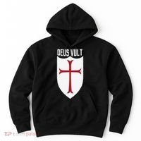 Deus Vult God Wills It Crusader Meme Hoodie thumb 0