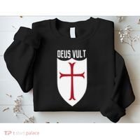 Deus Vult God Wills It Crusader Meme Sweatshirt thumb 2