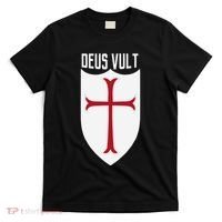 Deus Vult God Wills It Crusader Meme T-Shirt thumb 0