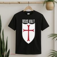 Deus Vult God Wills It Crusader Meme T-Shirt thumb 2