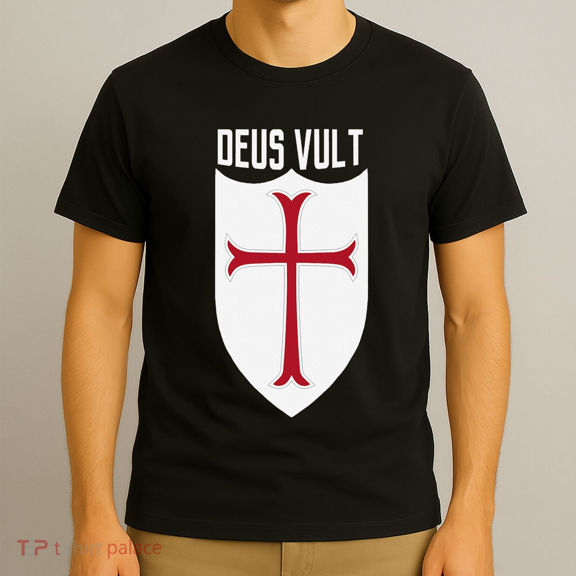 Deus Vult God Wills It Crusader Meme T-Shirt