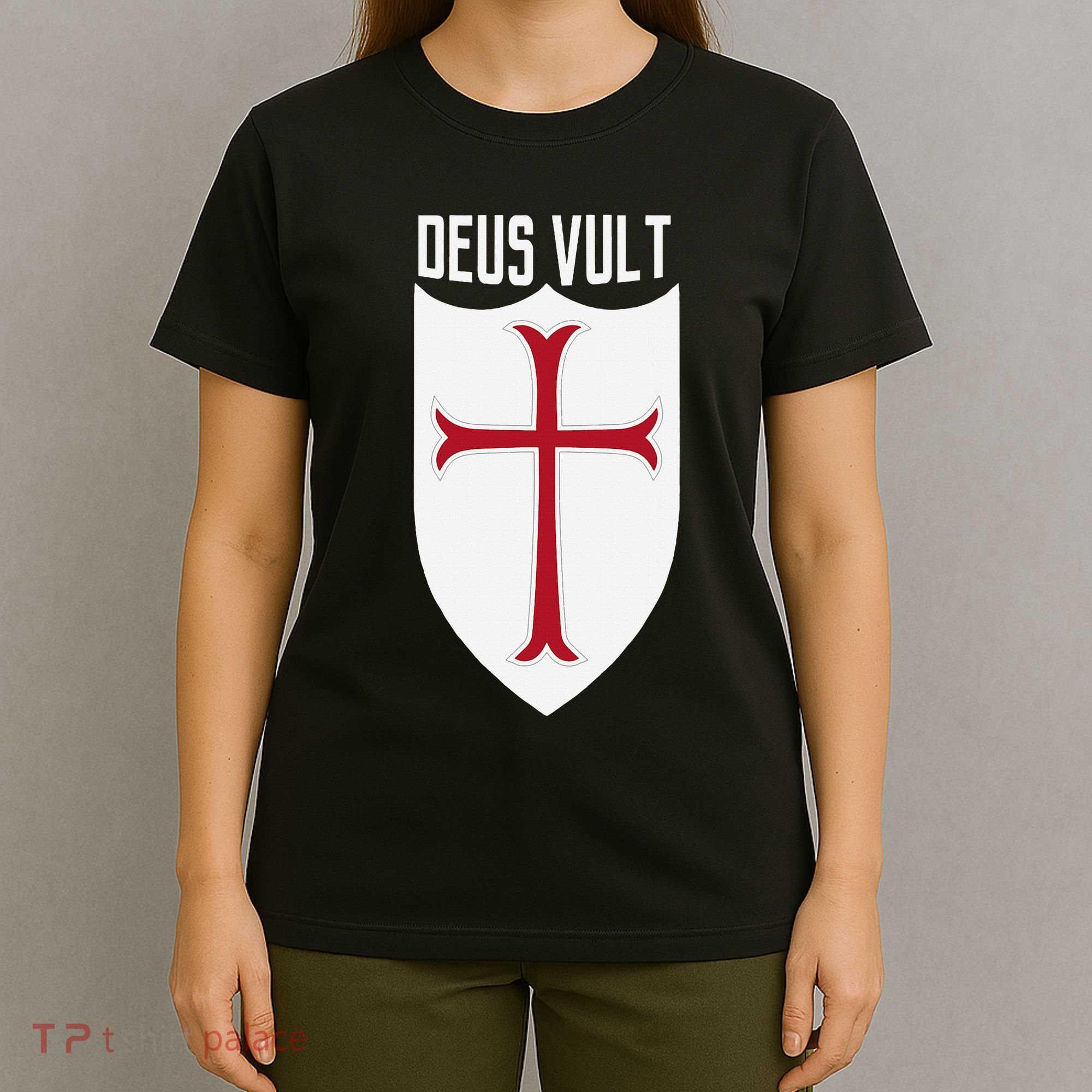 Deus Vult God Wills It Crusader Meme T-Shirt