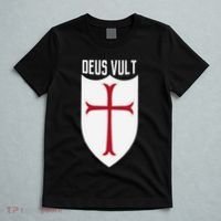 Deus Vult God Wills It Crusader Meme T-Shirt thumb 5
