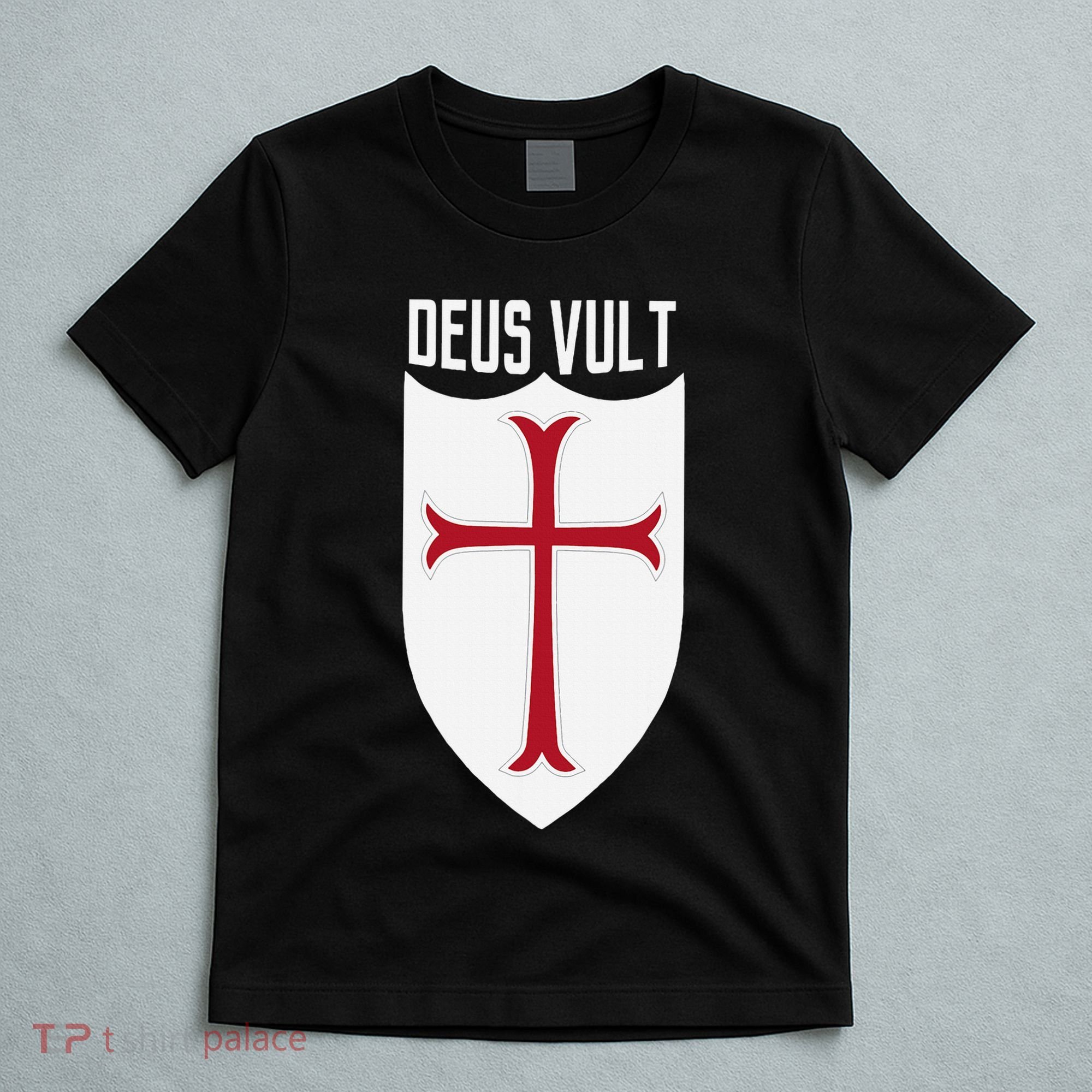 Deus Vult God Wills It Crusader Meme T-Shirt