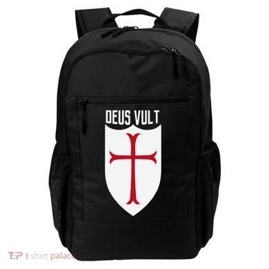 Deus Vult God Wills It Crusader Meme Backpack