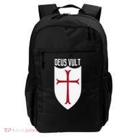 Deus Vult God Wills It Crusader Meme Backpack thumb 0