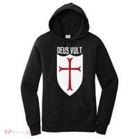Deus Vult God Wills It Crusader Meme Women's Hoodie thumb 0