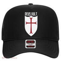 Deus Vult God Wills It Crusader Meme Hat thumb 0