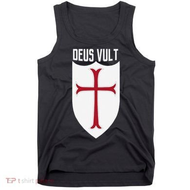 Deus Vult God Wills It Crusader Meme Tank Top