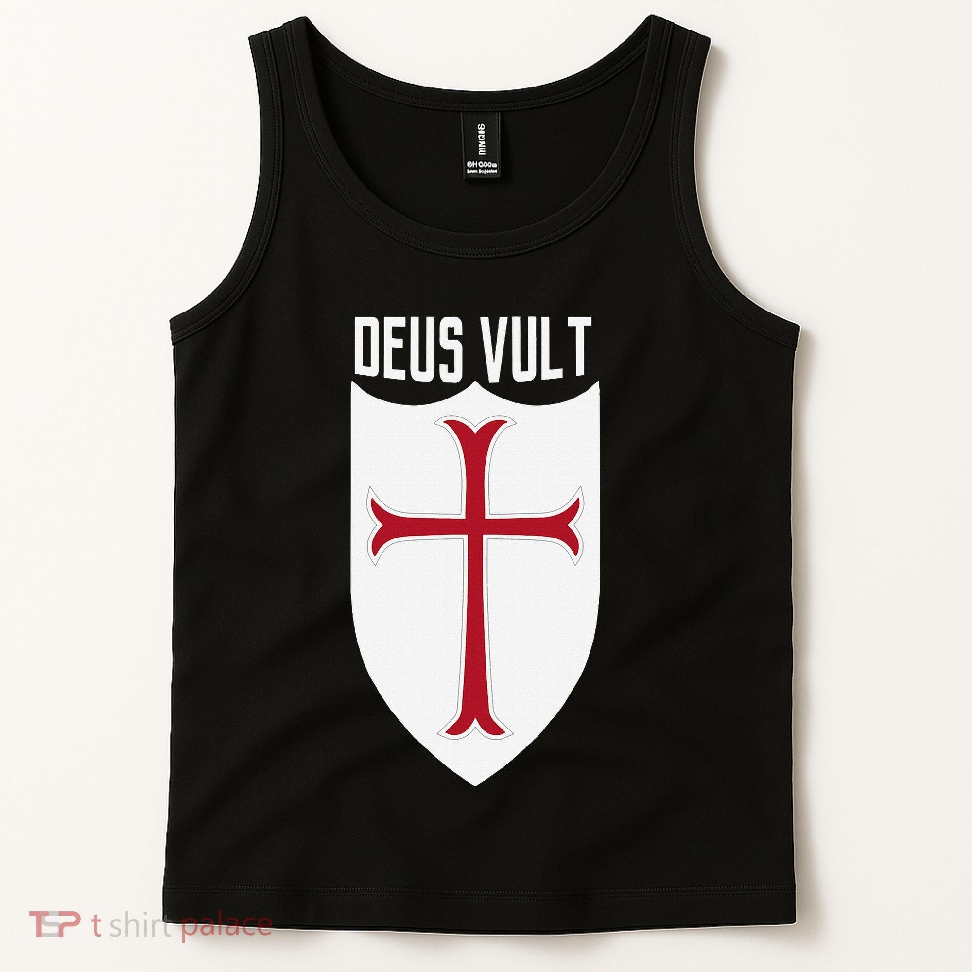 Deus Vult God Wills It Crusader Meme Tank Top