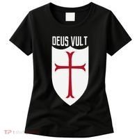 Deus Vult God Wills It Crusader Meme Women's T-Shirt thumb 0