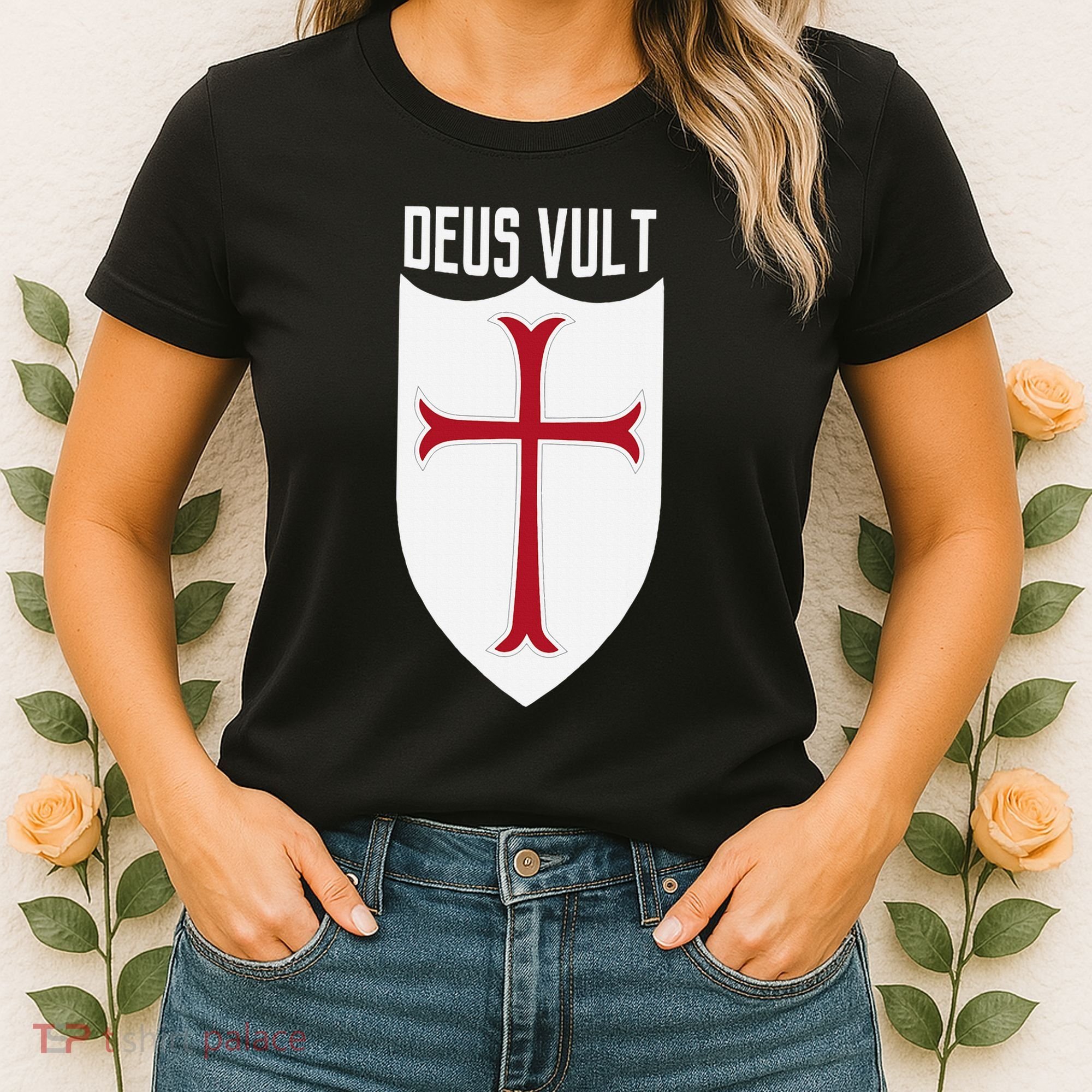 Deus Vult God Wills It Crusader Meme Women's T-Shirt